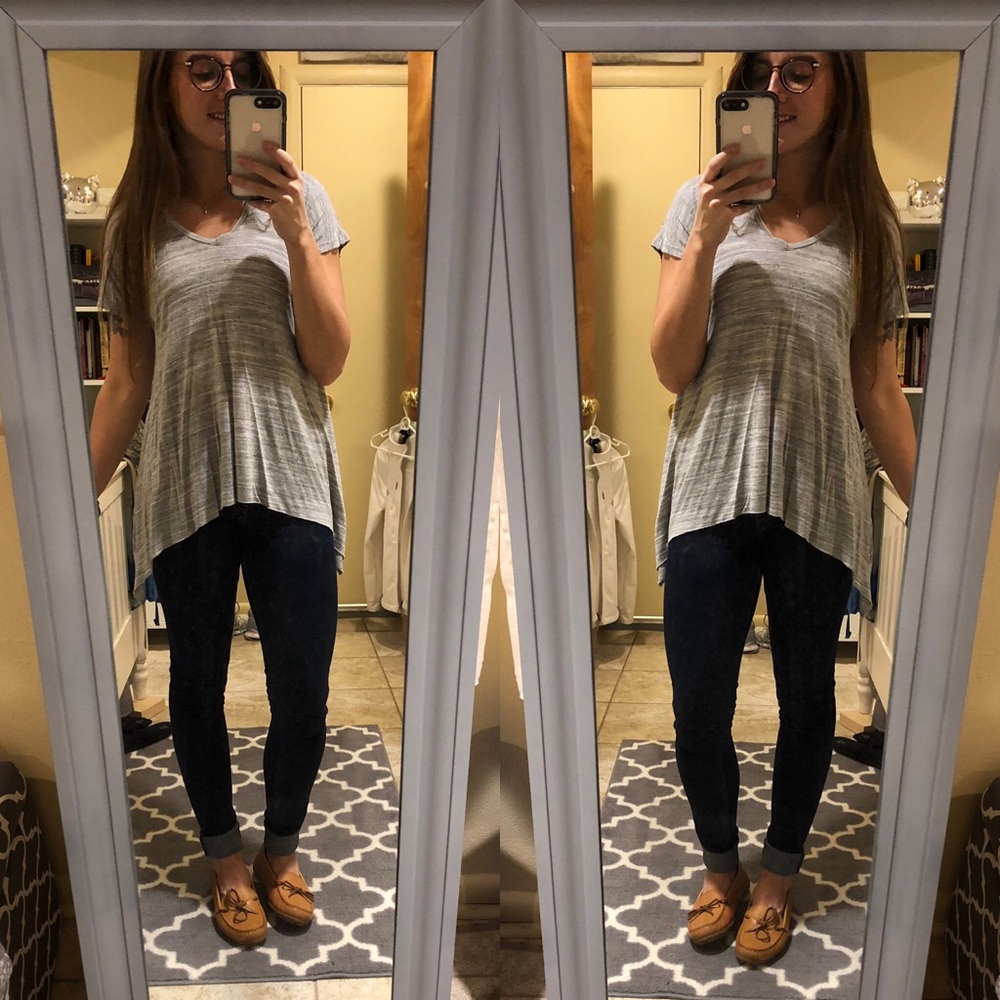 Sun and Shadow Long Length Tee